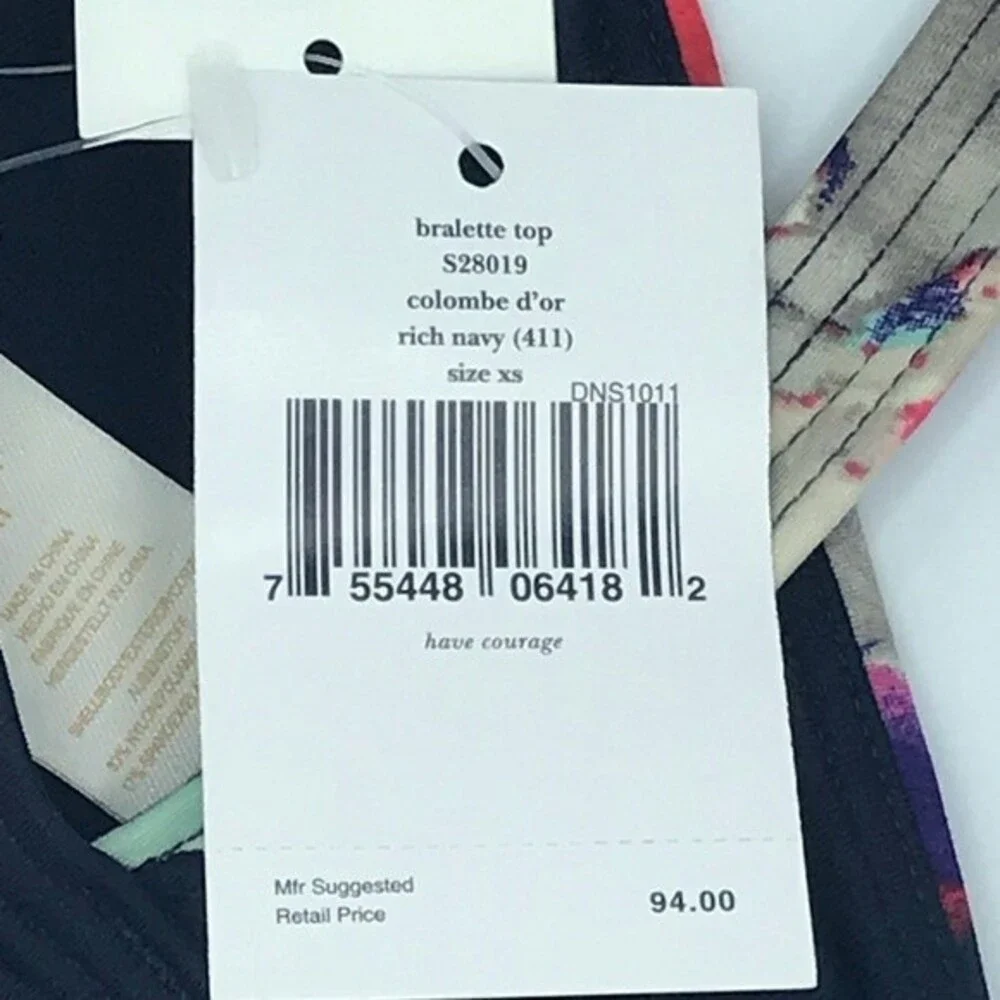 NWT Kate Spade bralette bikini top size xsmall